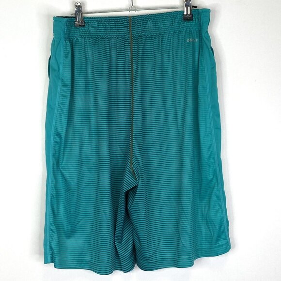 NikeShorts Mens Size Large Dri-Fit Teal Green Pull On 9.5" Inseam Basketball - Picture 2 of 6